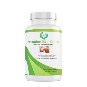 Vitamin D3 + K1+ K2 – 90 Capsules